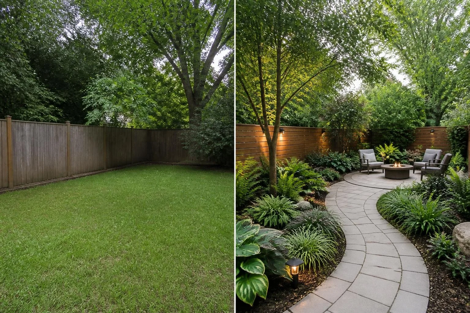 Before-and-After Preview - Garden Planner